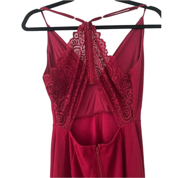 Windsor Clarisse Well Refined Lace Red Dress Size Small - Picture 5 of 10